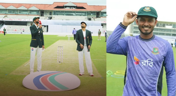 টেস্ট দলে অভিষেক হলো বগুড়ার তানজিদ তামিমের, ব্যাটিংয়ে বাংলাদেশ